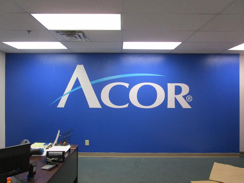 Custom wall mural installation in Cleveland OH