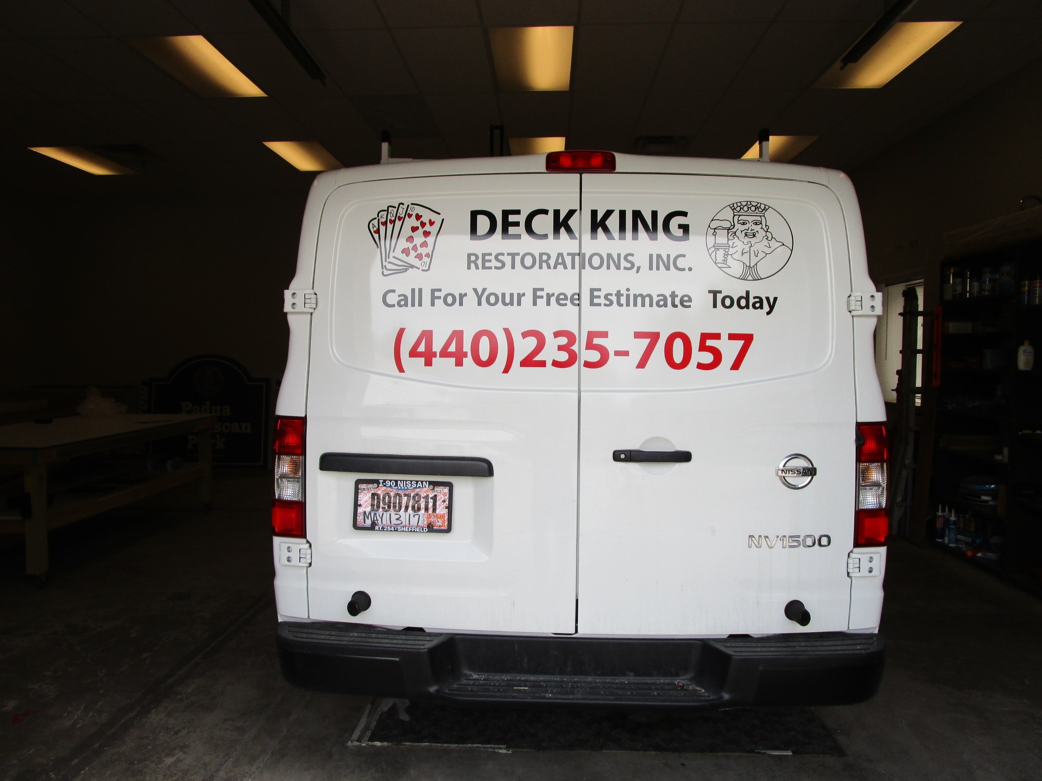 Deck King Vehicle Wrap