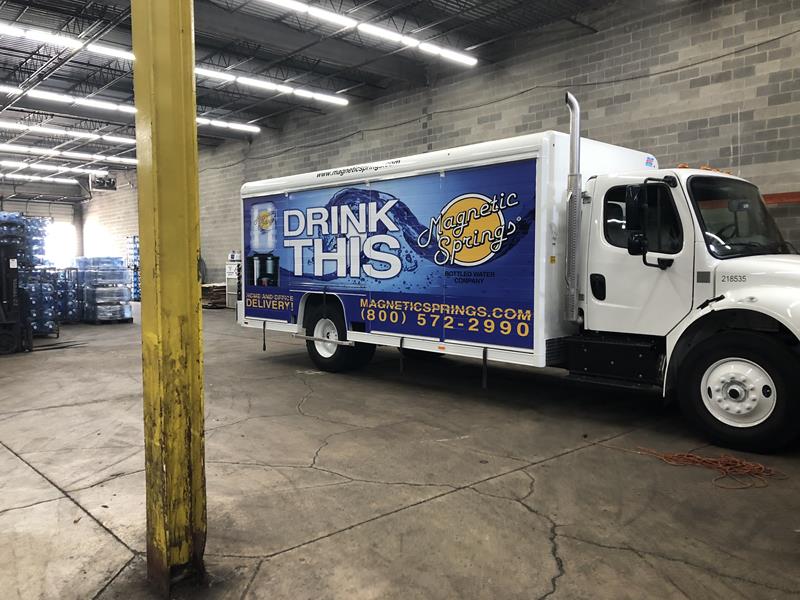 Magnetic Springs Vehicle Wrap