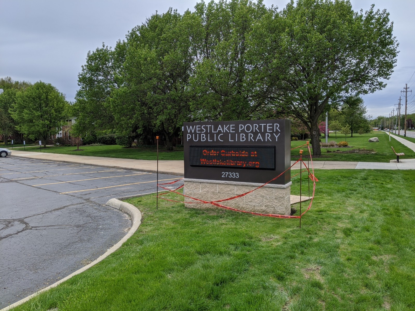 Electronic Message Board installation in Westlake